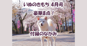 いぬのきもち　4月号　付録のなかみ